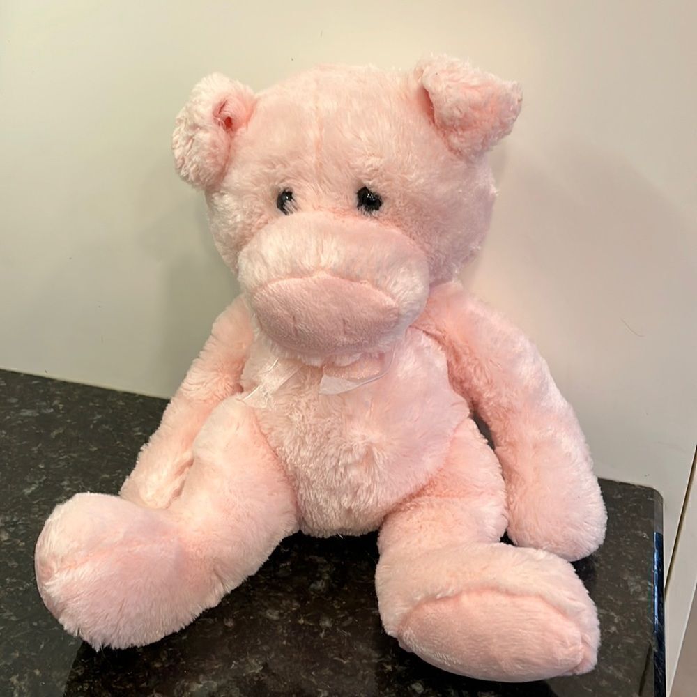 Best Made Toys Pink Pig Plush 16” Stuffed Animal Toy (lightweight)